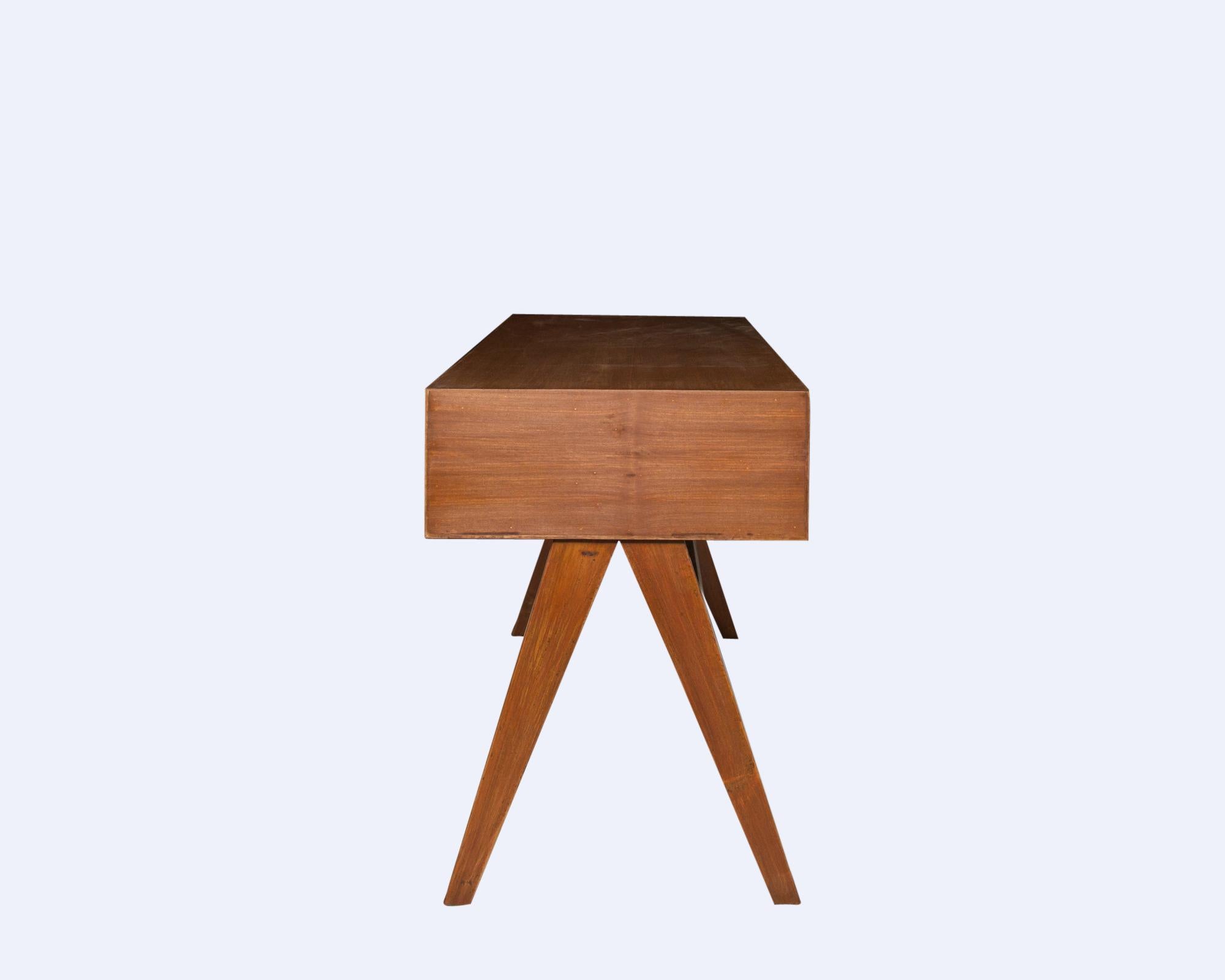 Indian Pierre Jeanneret Student Desk