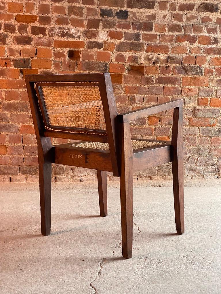 Pierre Jeanneret ‘Take Down’ Teak Armchairs Set of Eight Chandigarh Circa 1955 For Sale 10