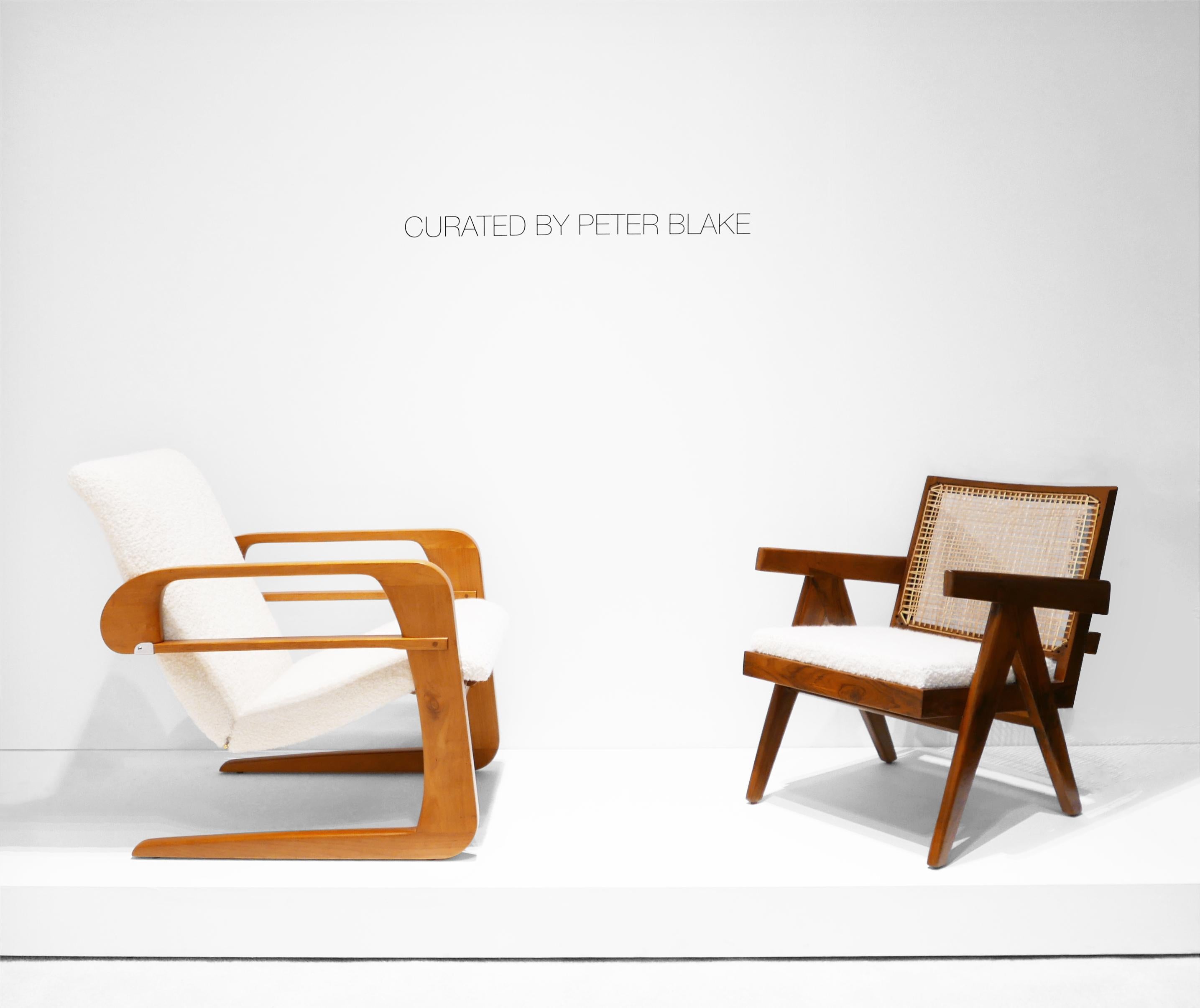 Chaise de conférence en teck Pierre Jeanneret Excellent état - En vente à LAGUNA BEACH, CA