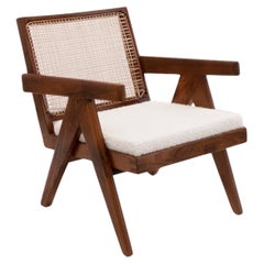Vintage Pierre Jeanneret Teak Conference Chair