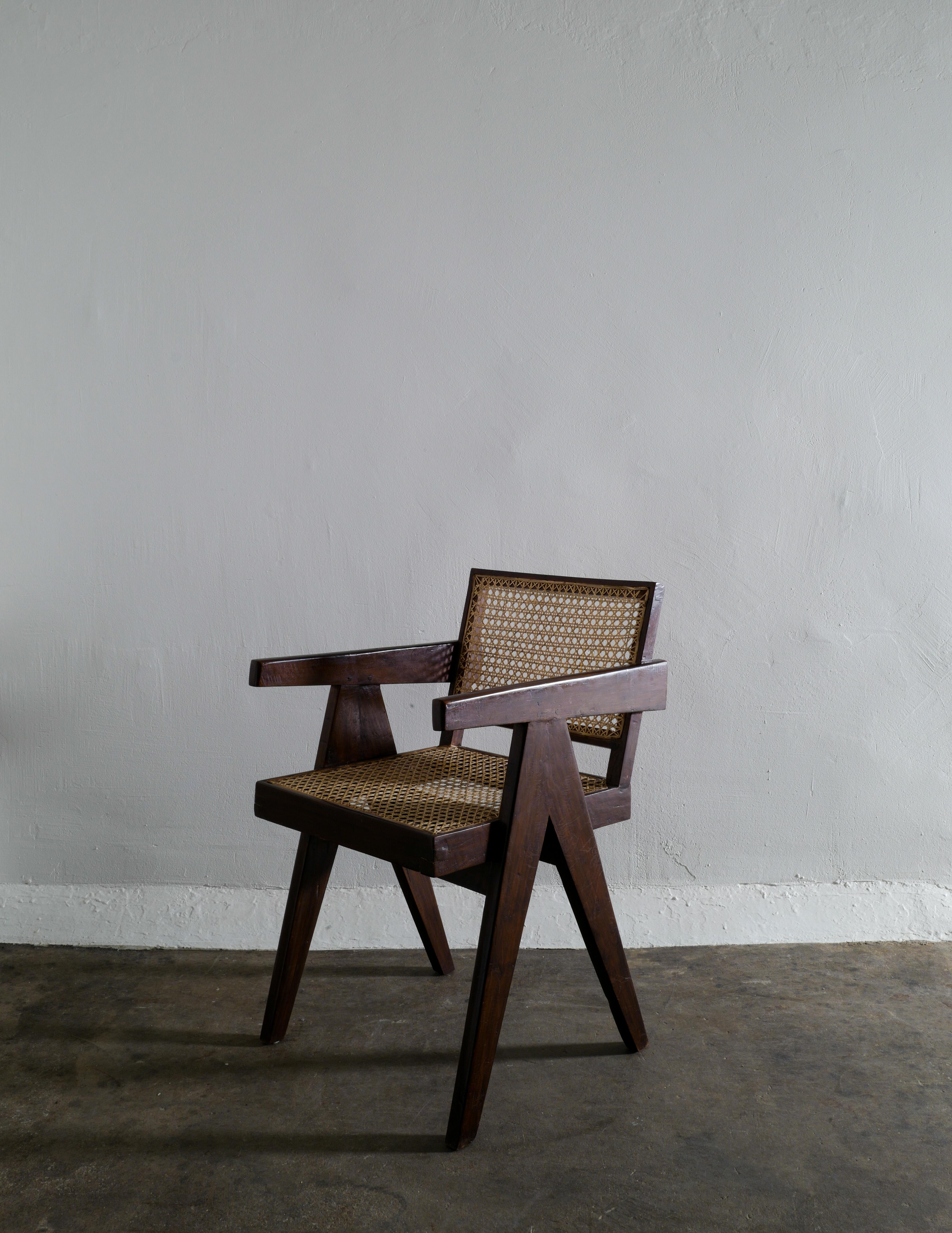 Indian Pierre Jeanneret Teak Mid-Century 