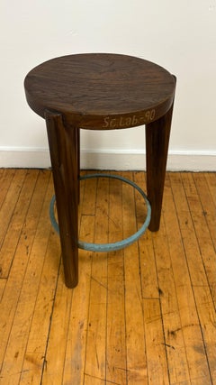Pierre Jeanneret Teak Ring Stool