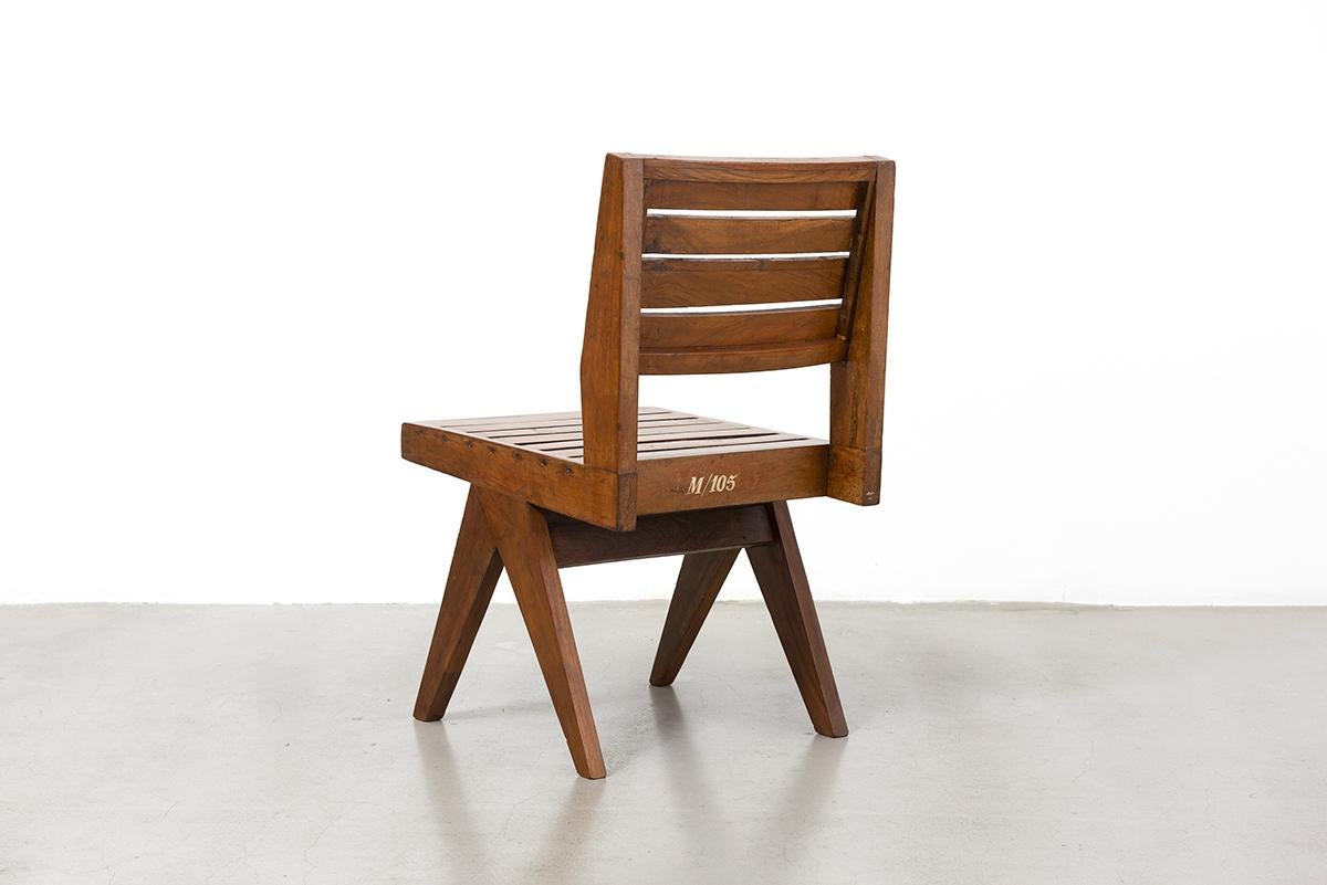 Mid-Century Modern Pierre Jeanneret, Type Chair, ca. 1958-59 For Sale