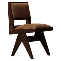 Pierre Jeanneret Upholstered Dining Chair, Chandigarh, c.1958-59