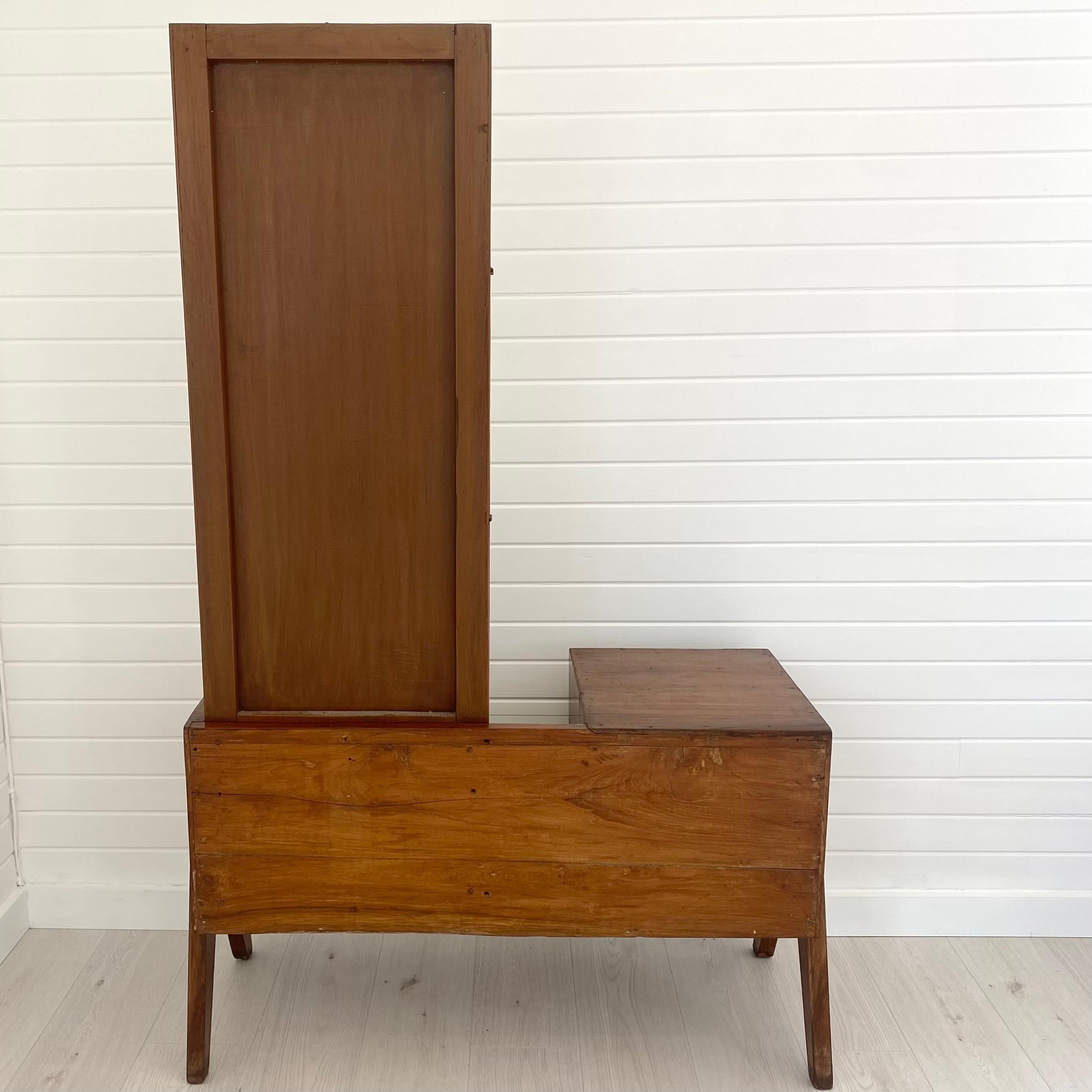 Vanité Pierre Jeanneret, années 1950 Chandigarh en vente 12