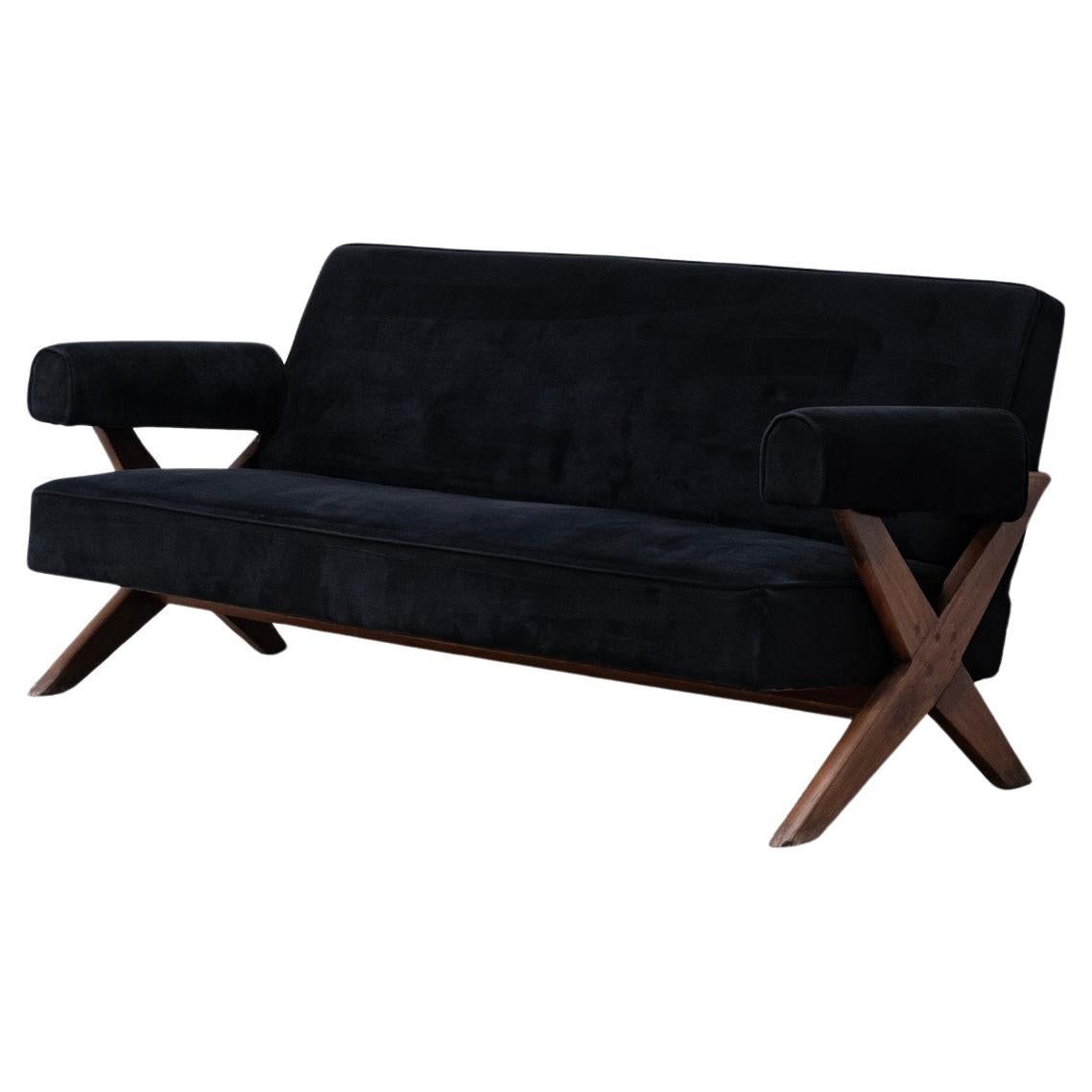 Pierre Jeanneret Vintage Lounge Sofa / Upholstered Sofa / easy chair 