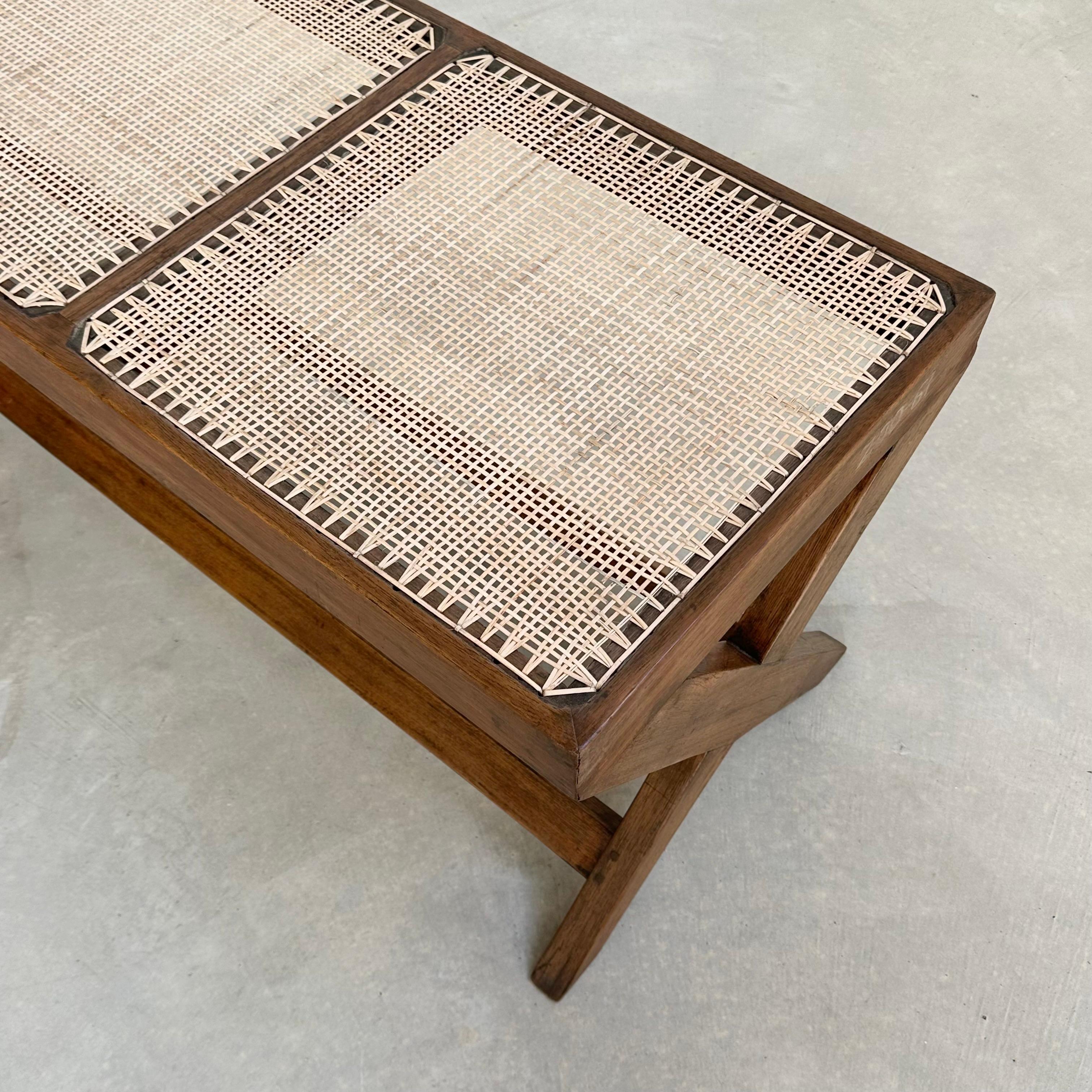 Pierre Jeanneret X Leg Bench, 1950s Chandigarh 5