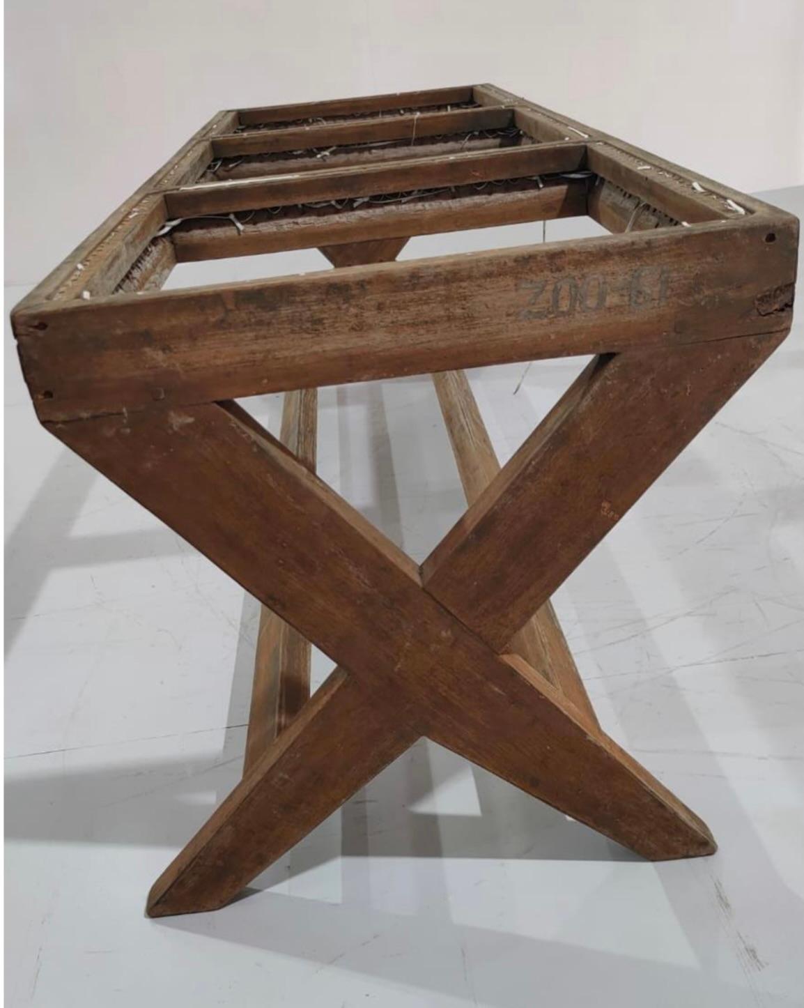 Pierre Jeanneret X Leg Bench, 1950s Chandigarh 13
