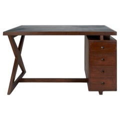 Pierre Jeanneret: X Leg Chandigarh Desk, France/ India c. 1960