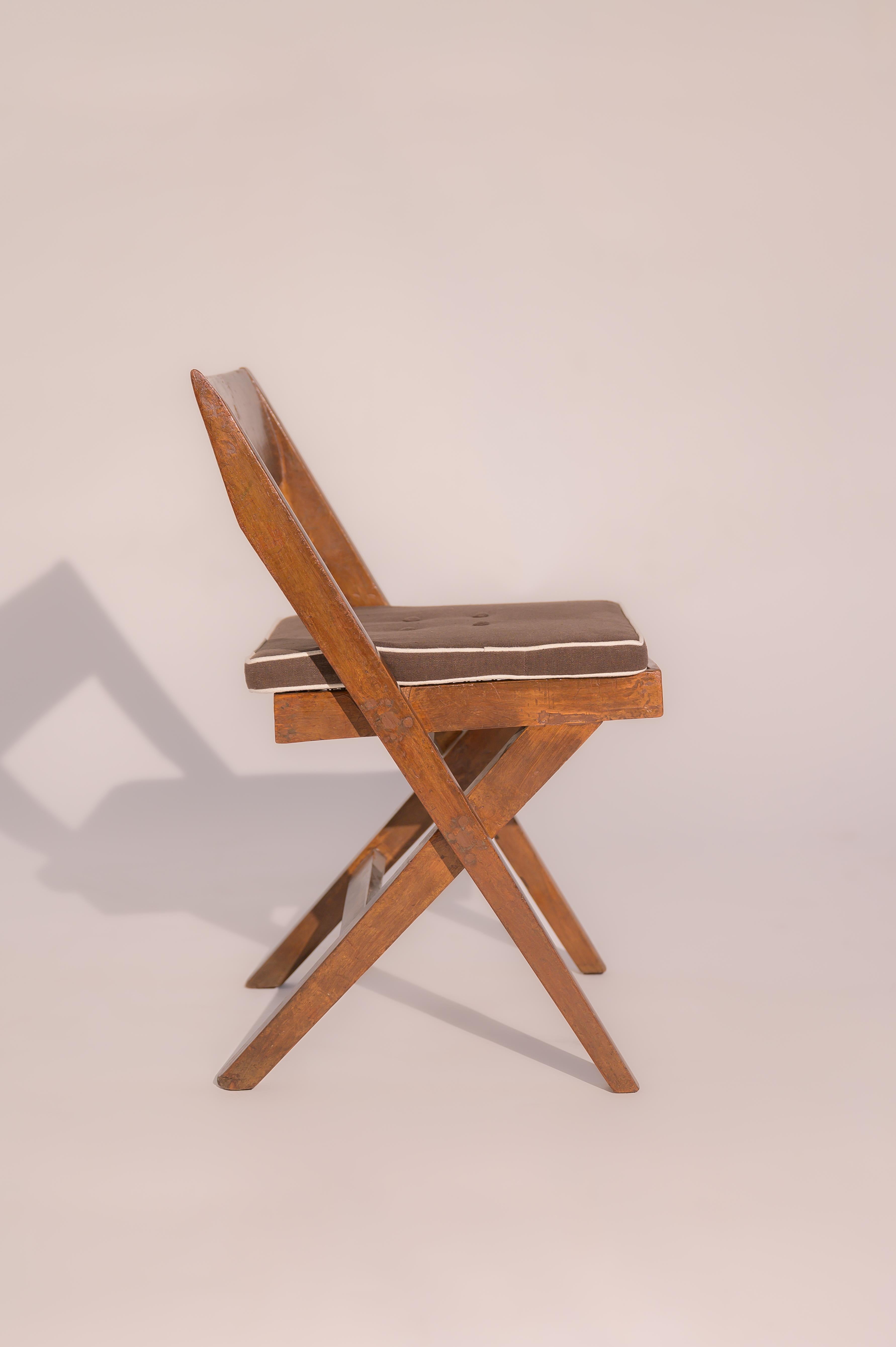 Mid-20th Century Pierre Jeanrenet Library Chair For Sale
