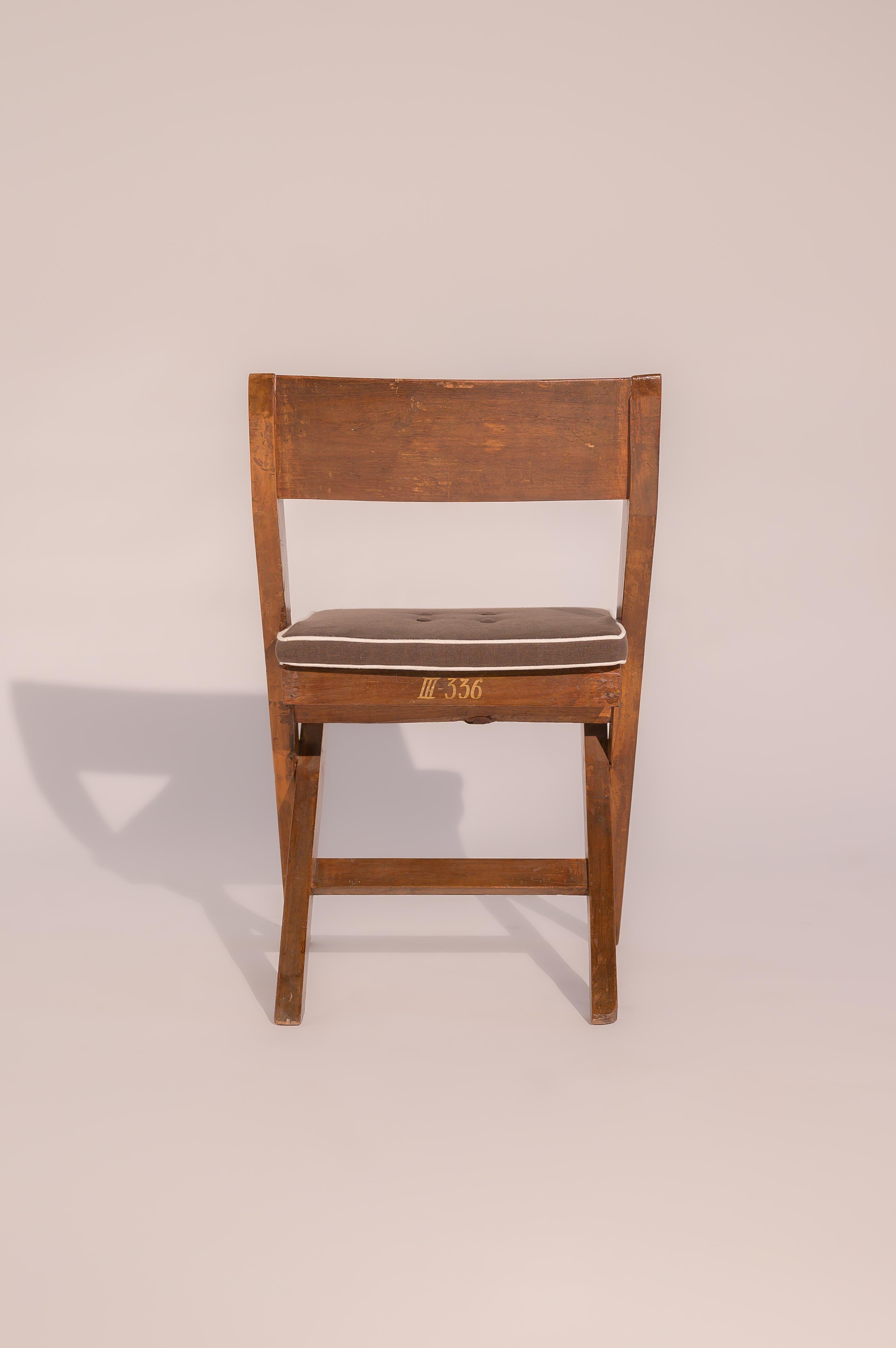 Pierre Jeanrenet Library Chair For Sale 2