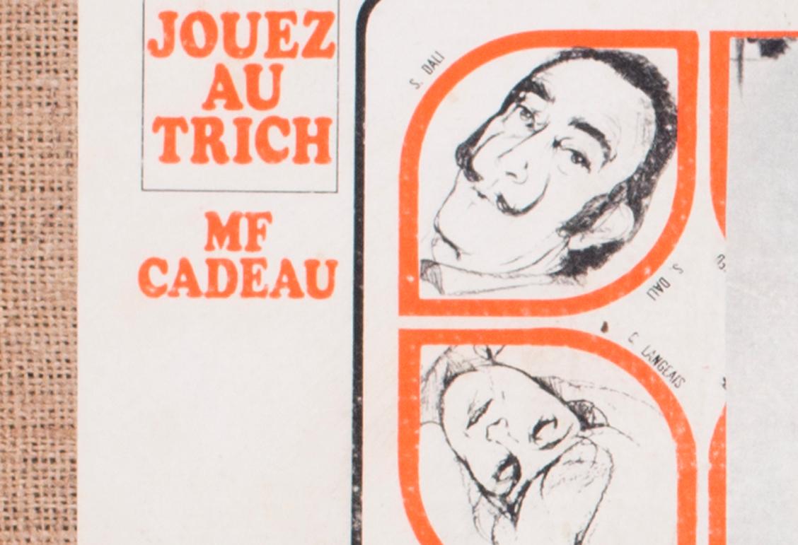 French 1960's Pop Art collage 'Jouez au trich’ by French artist Pierre Jourda 3