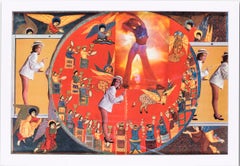 French, 1960s Pop Art Collage 'The girls pass, the painting remains'