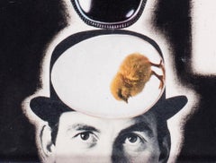 Pop Art français des années 1960, huile et collage « The best of worlds collage »