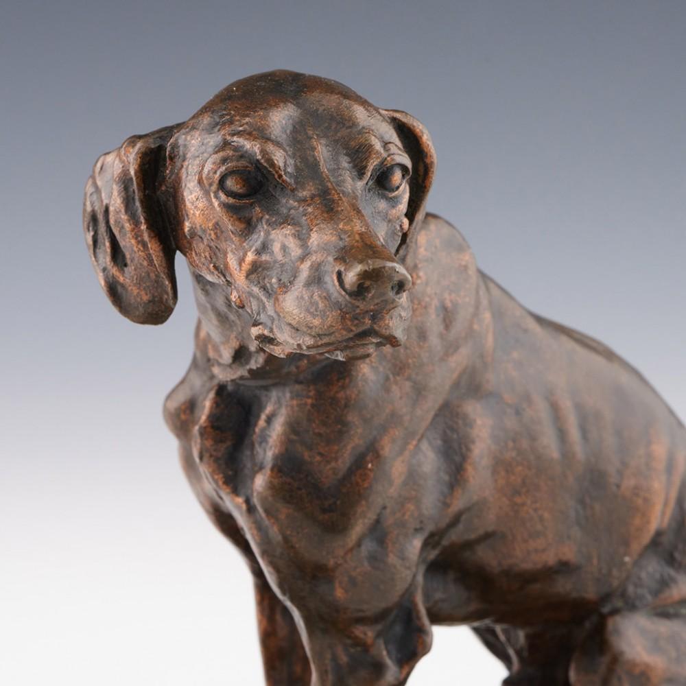 Pierre Jules Mene Bronze-Hund mit Sitz aus Bronze, um 1860 im Angebot 2