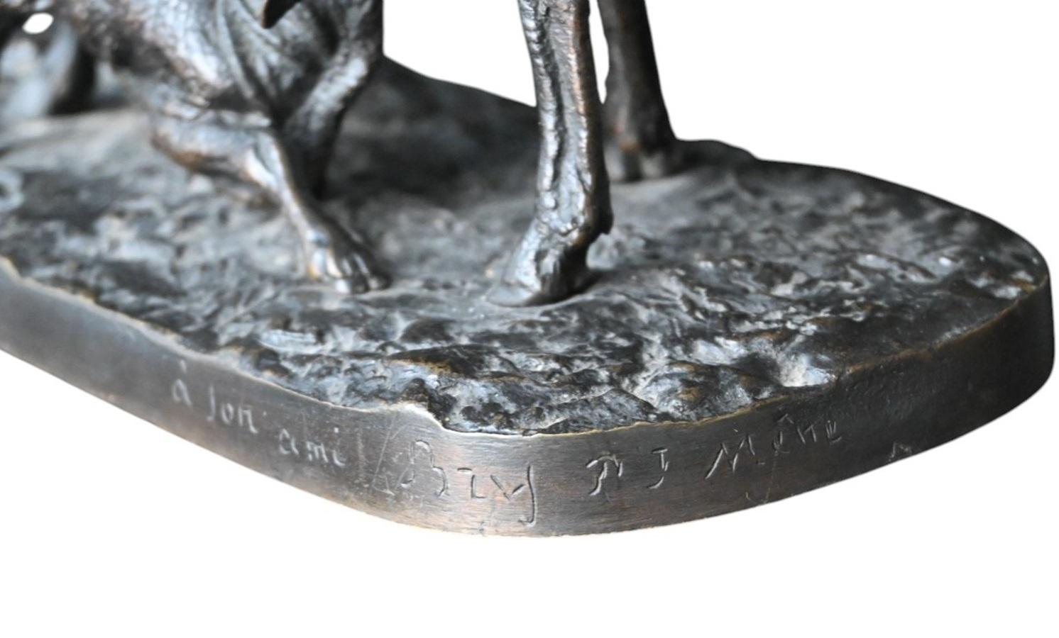 Pierre-jules Mêne, Bronze, The Sheep And Its Lamb, With Important Provenance For Sale 4