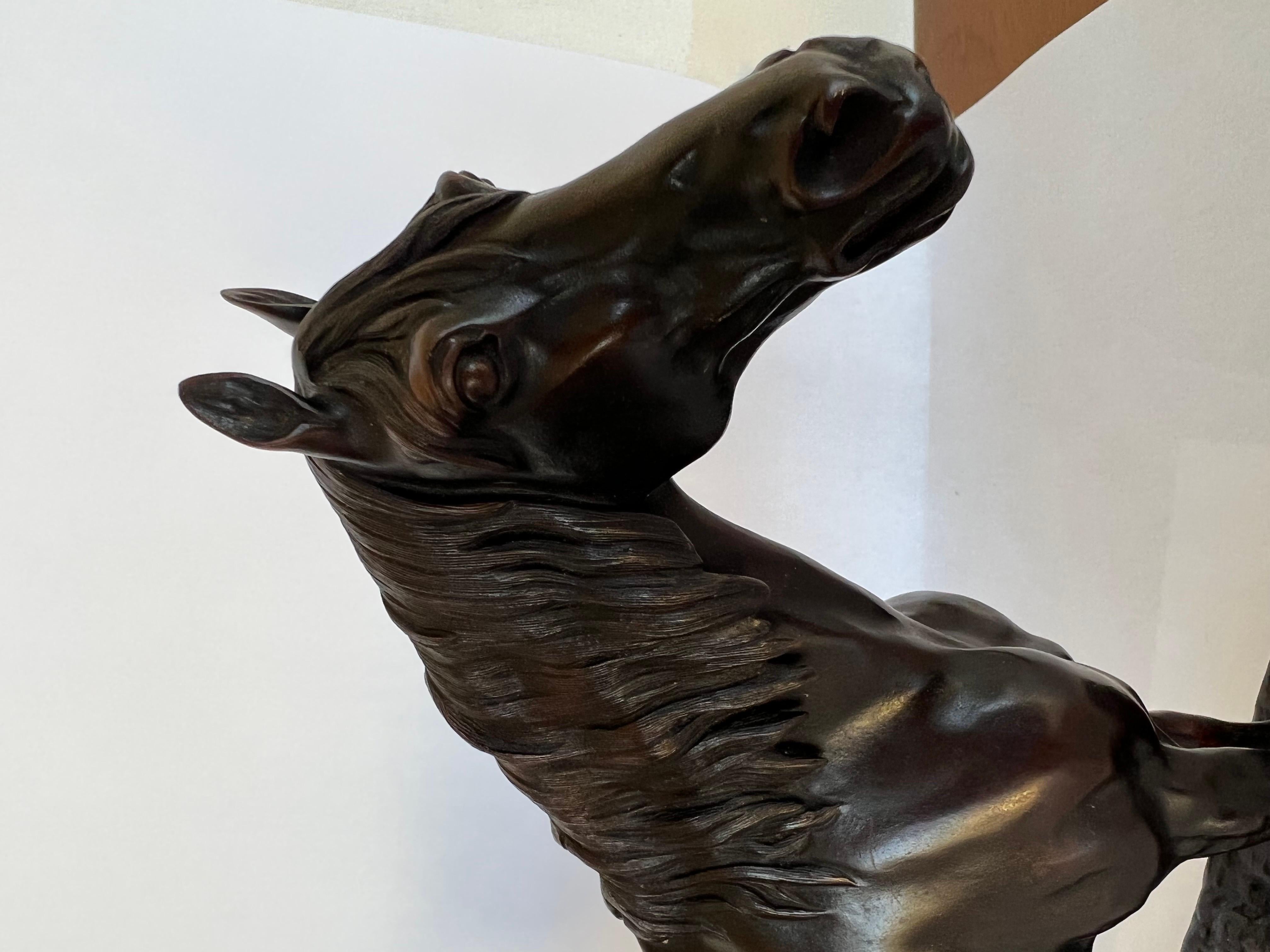 Pierre Jules Mene, sculpture française en bronze d'un cheval équestre Ibrahim  en vente 12