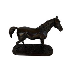 Pierre Jules Mene, French Bronze “Ibrahim” Equestrian Horse Sculpture