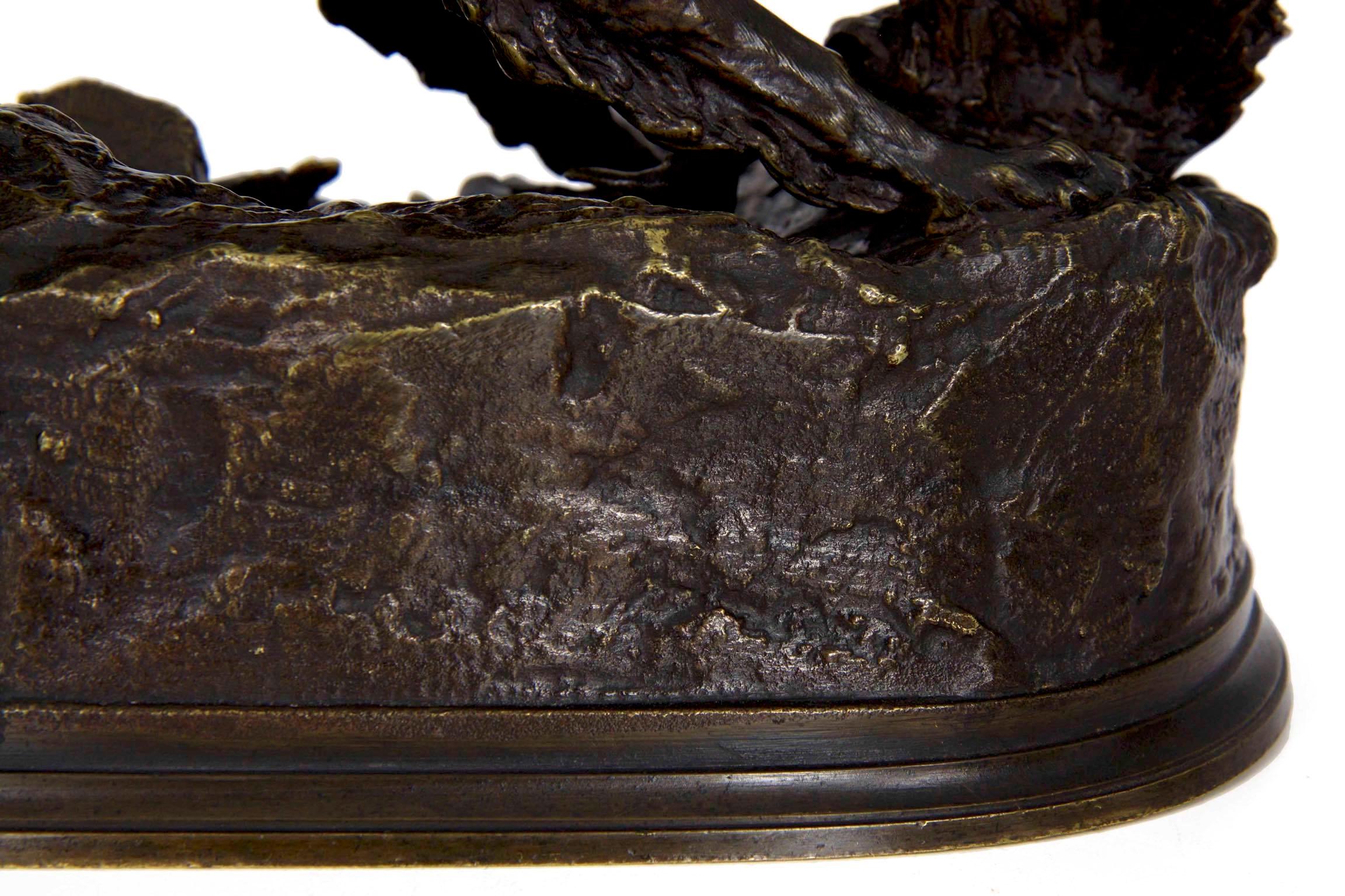 Pierre Jules Mene French Bronze Sculpture of Irish Setter Dog 7