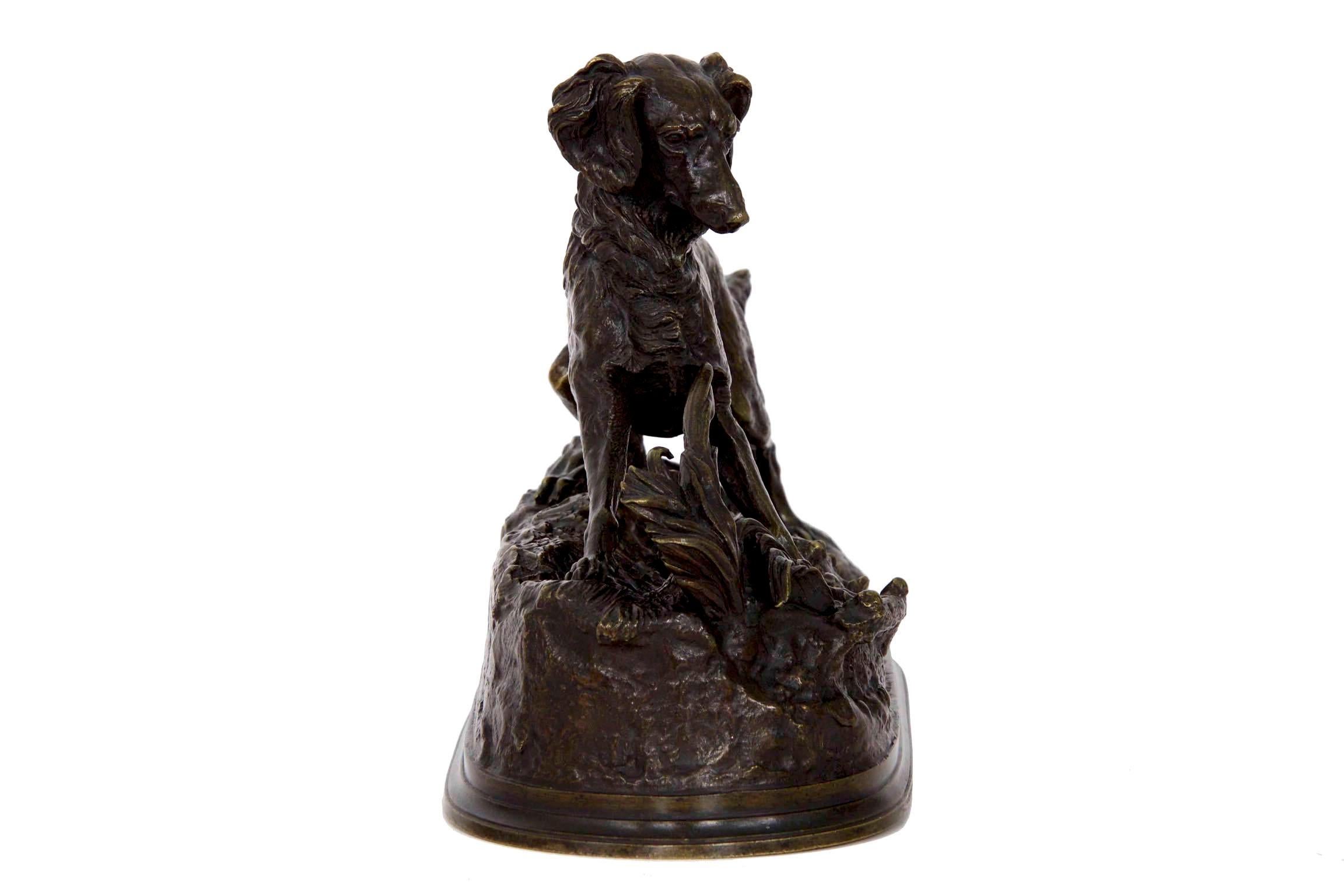 bronze irish setter statue