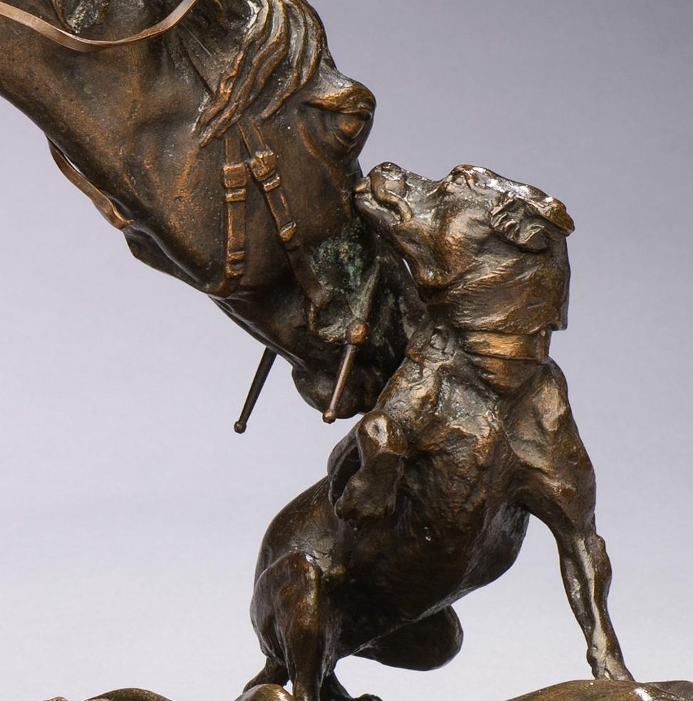 Antikes Pferd Bronze 

