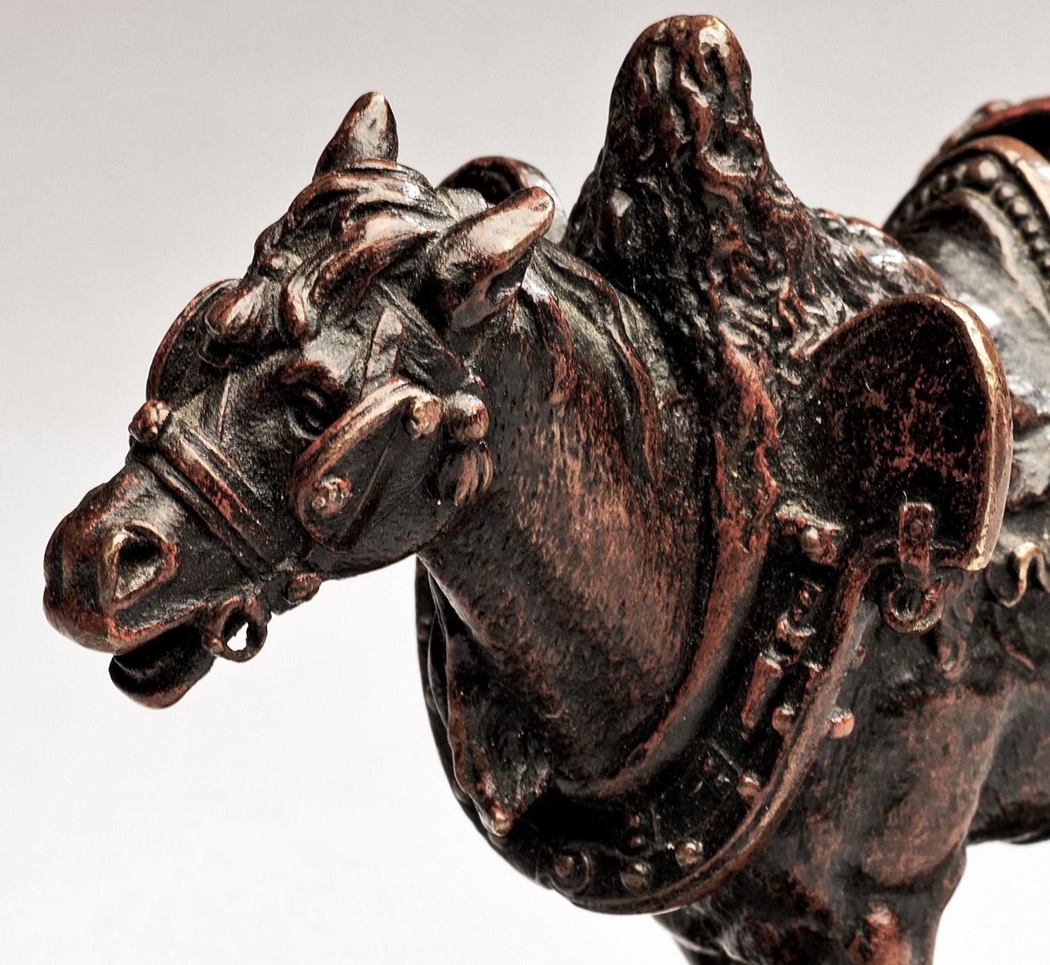 Cheval de trait antique en bronze exceptionnel par Pierre Jules Mêne (français, 1810-1879)  en vente 4