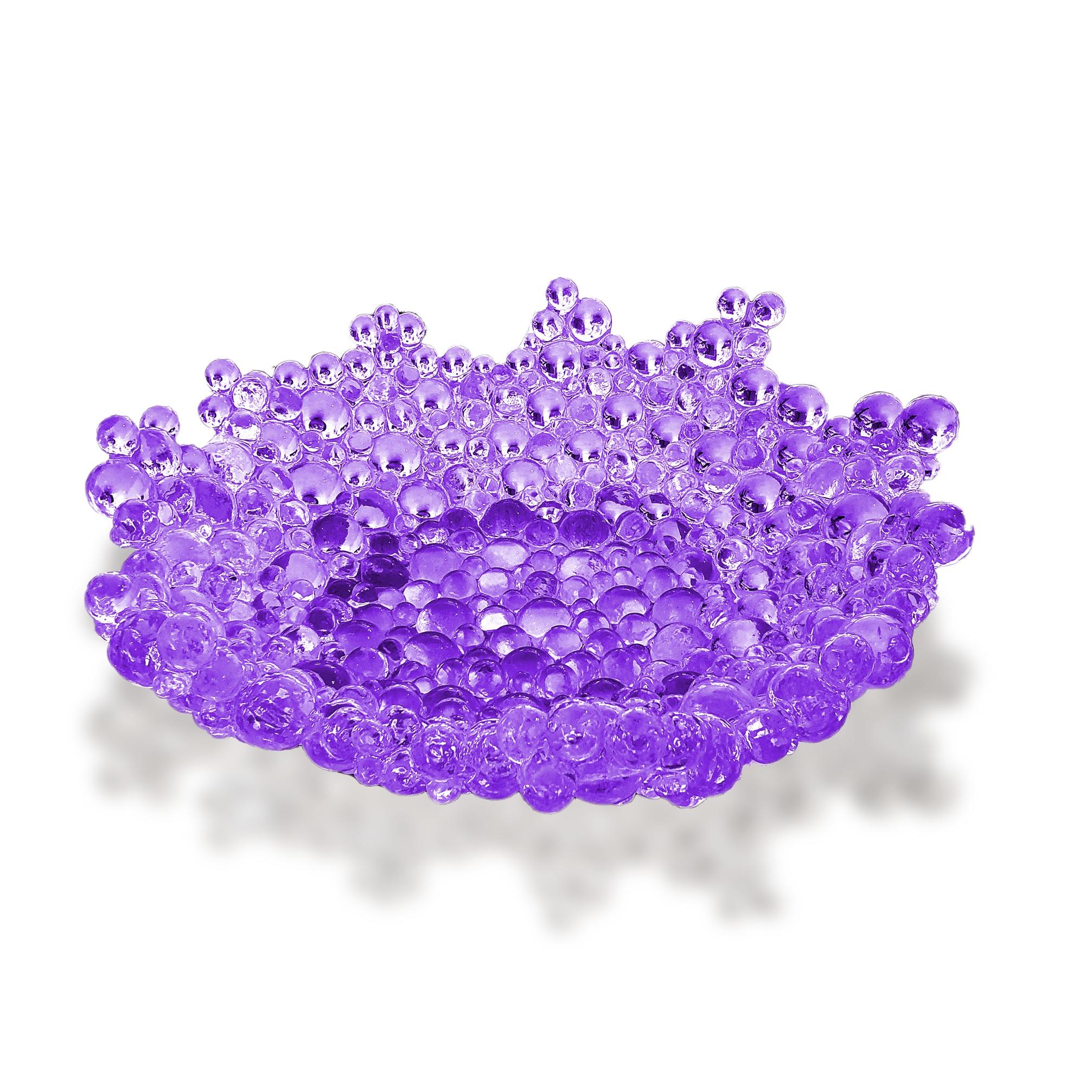 SPLASH- BUCKET, eine lila Harzkübel