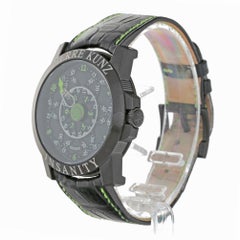Pierre Kunz G019 Insanity Sport Automatikwerk Schwarzes Infinity Looping Zifferblatt