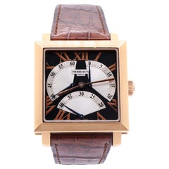 Dreifacher Retrograde 18K von Pierre Kunz  Roségold Automatik-Herrenuhr aus 38 mm Gold