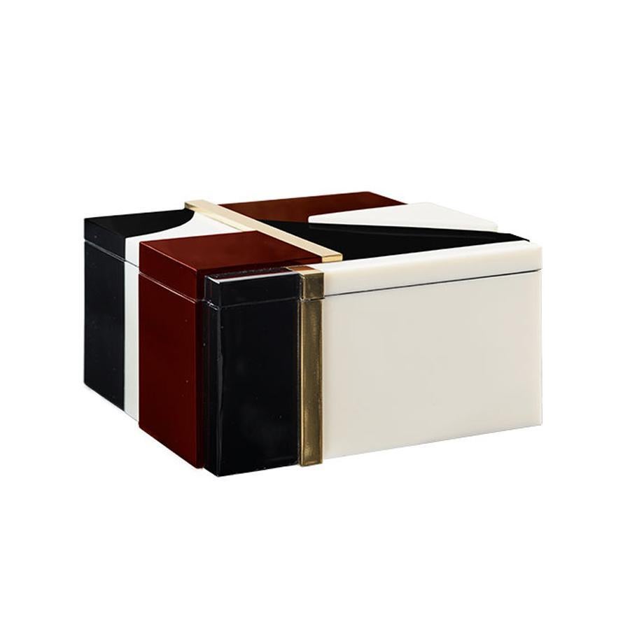 There’s something about the bold colours and geometrics of French Art Deco that channels the disco vibe we love at Greg Natale. The luscious finish of this lacquer box calls to mind a night-time world of fabulous music, shimmering fabrics and