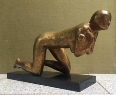 Pierre Lagenie Woman Bronze Sculpture Numbered 2/8, circa 1980