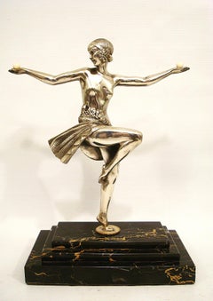 Pierre Le Faguays - Art Deco Dancer - Bronze Sculpture, France circa 1920's
