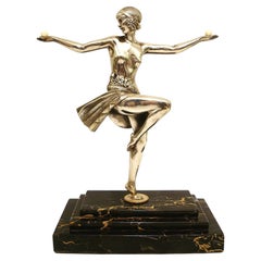 Pierre Le Faguays - Art Deco Dancer - Bronze Sculpture, France circa 1920's