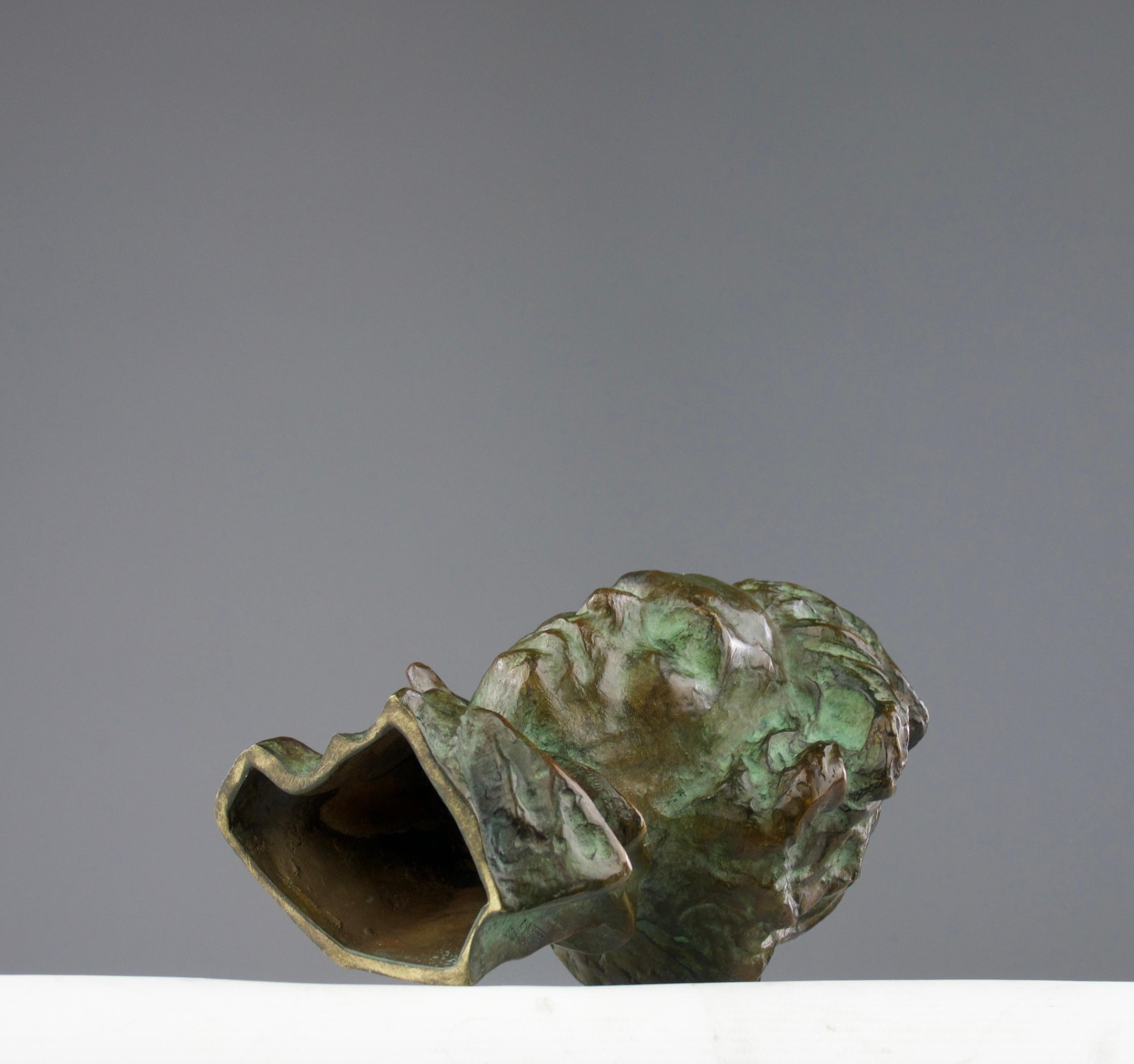 Pierre le Faguays x Max Le Verrier, Beethoven Bronze Bust, Art Deco 1920s For Sale 7