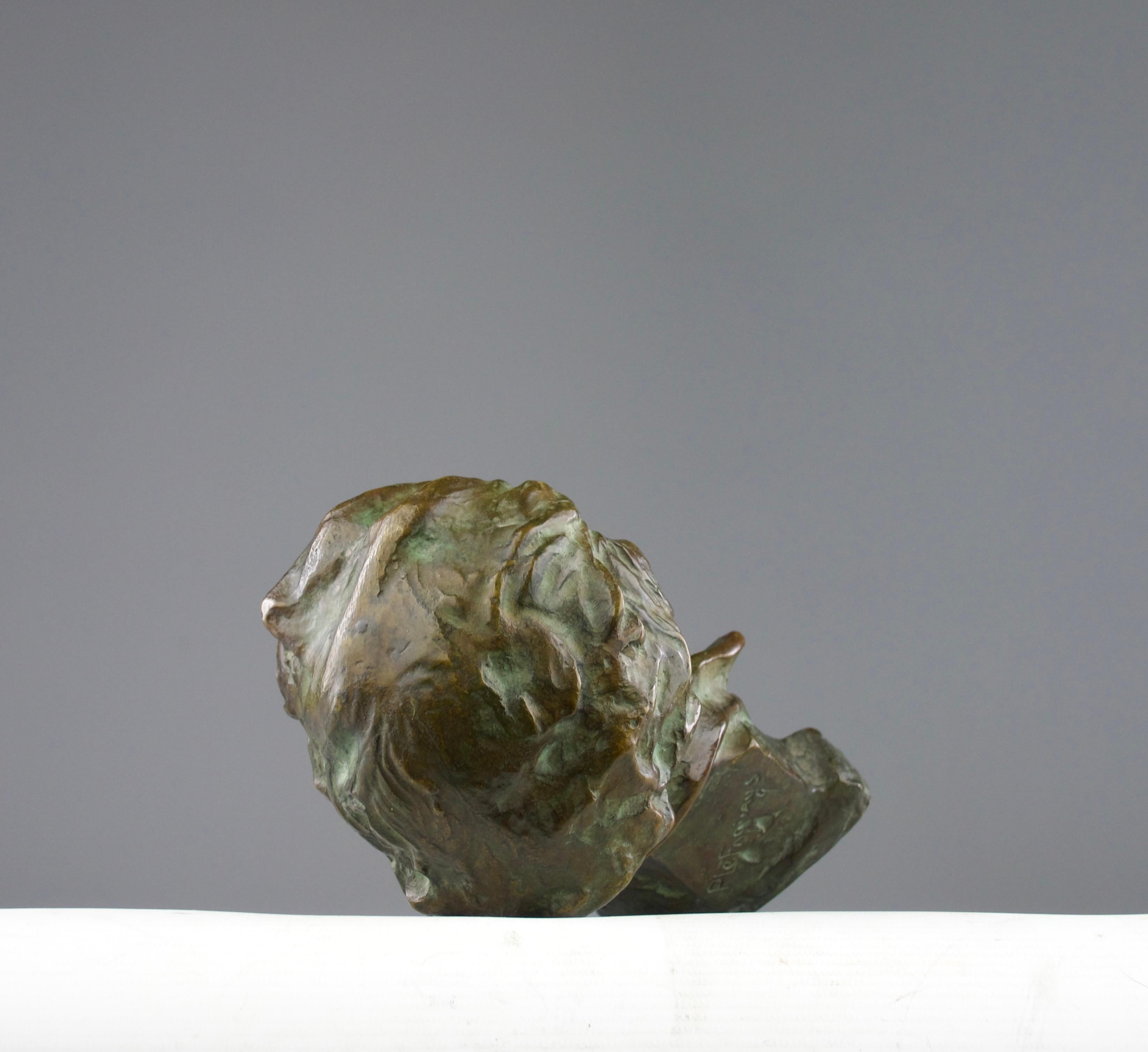 Pierre le Faguays x Max Le Verrier, Beethoven Bronze Bust, Art Deco 1920s For Sale 8