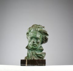 Buste Beethoven, Pierre le Faguays x Max Le Verrier, Art déco des années 1920