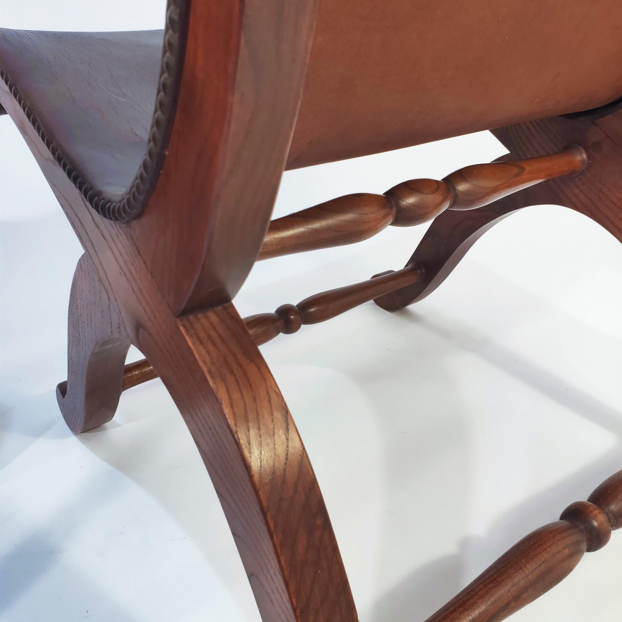 Pierre Lottier for Valmazan. Neoclassical style slipper chairs, Spain, 1940s For Sale 4