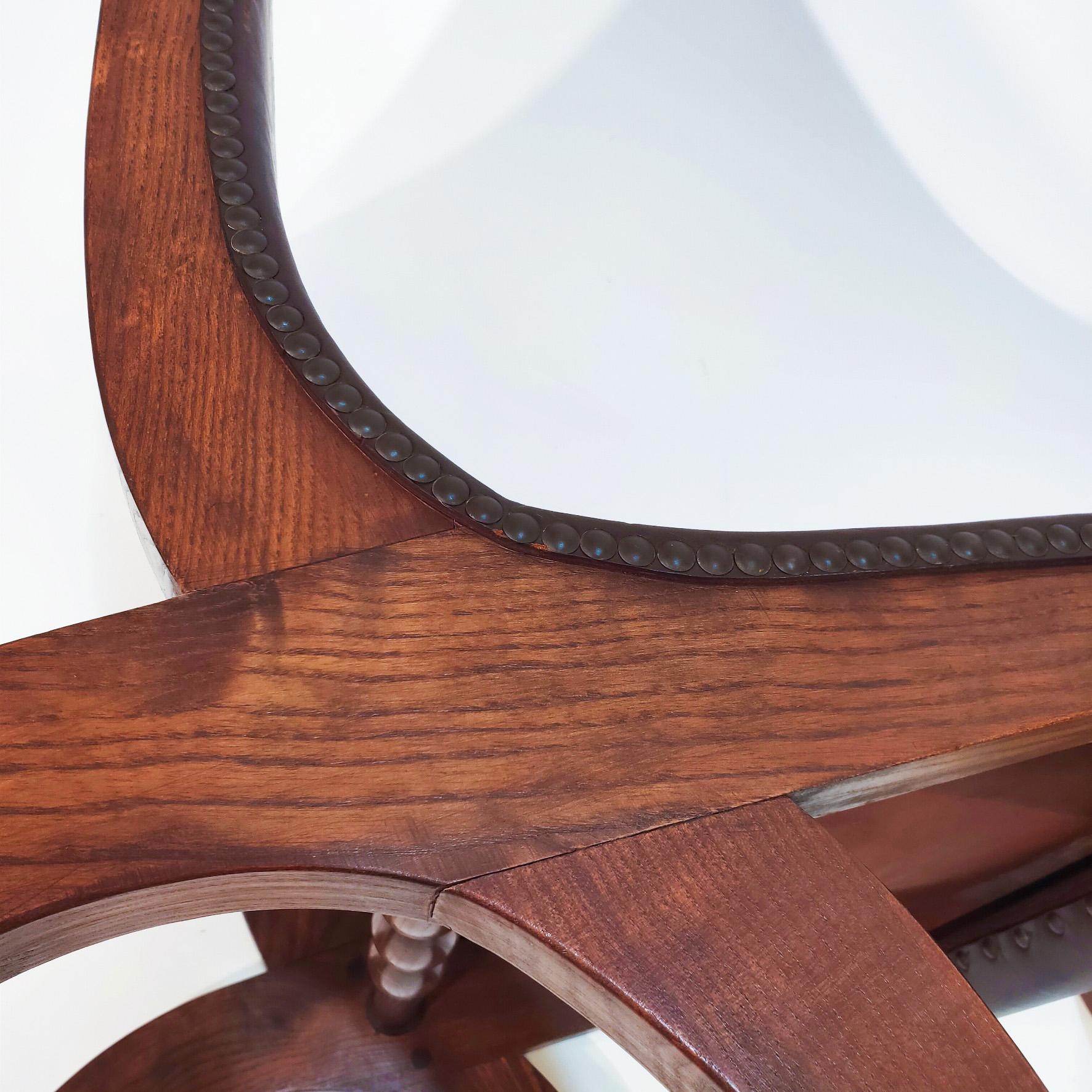 Pierre Lottier for Valmazan. Neoclassical style slipper chairs, Spain, 1940s For Sale 5