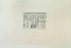 Nouvelle Conciergerie - Aguafuerte de Pierre-Lucien Faure-Dujarric - 1863