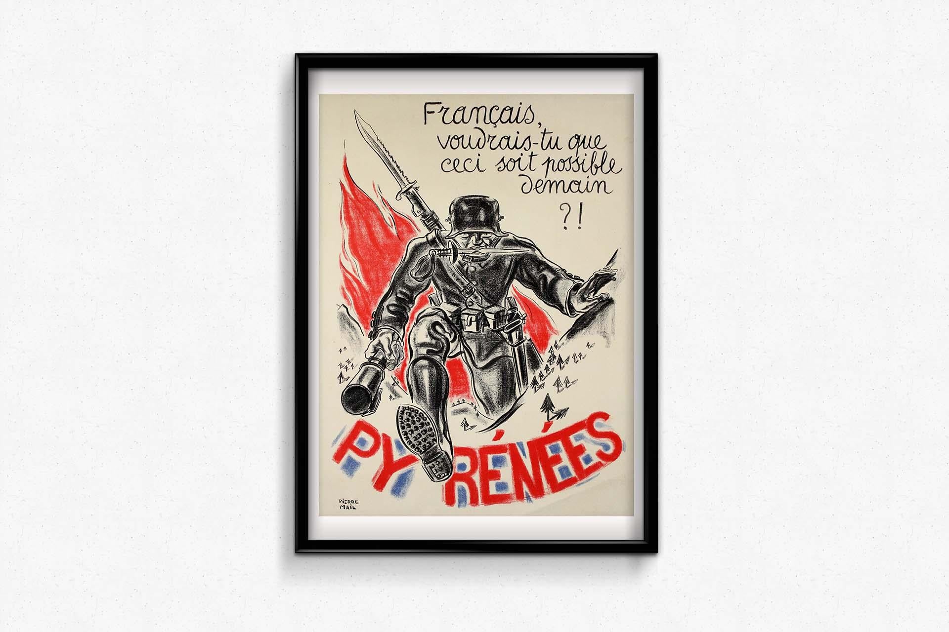The 1936 original poster by Pierre Mail, titled 