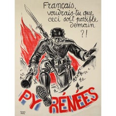 1936 original poster French Pyrenees would you want this to be possible tomorrow