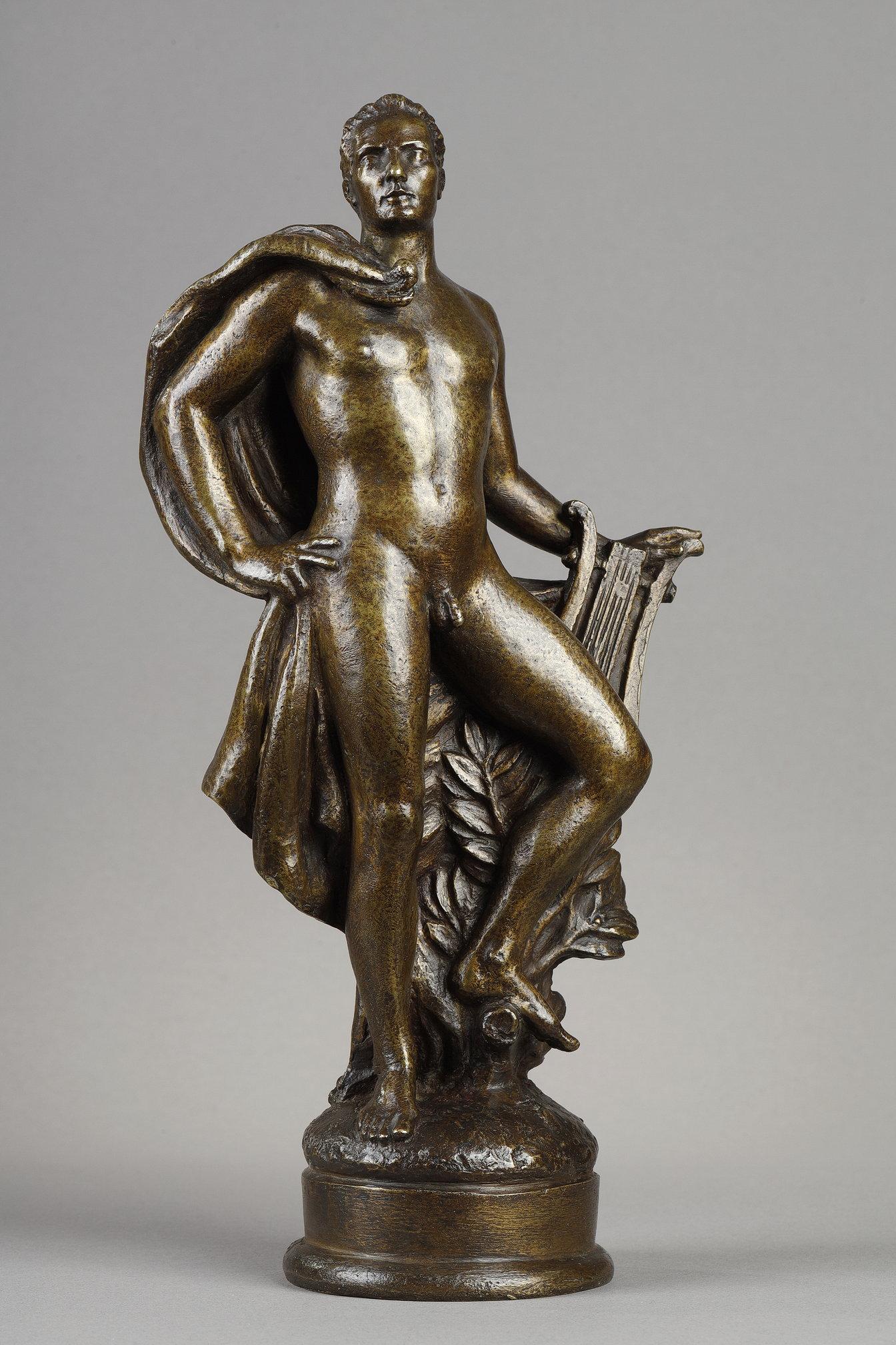 Apollo - Sculpture di Pierre-Marie Poisson
