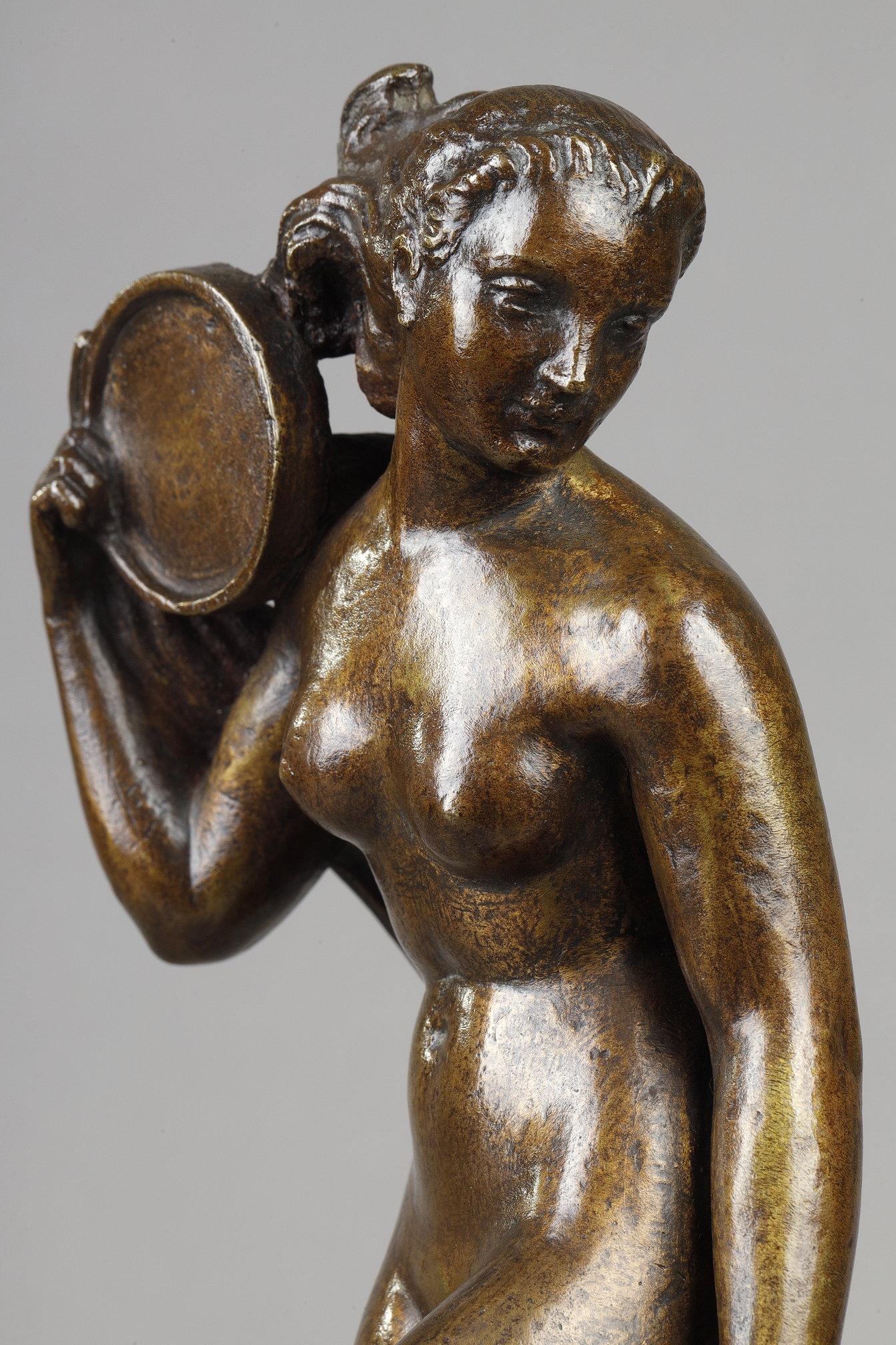 Terpsichore, Musa della danza - Sculpture Scuola francese di Pierre-Marie Poisson