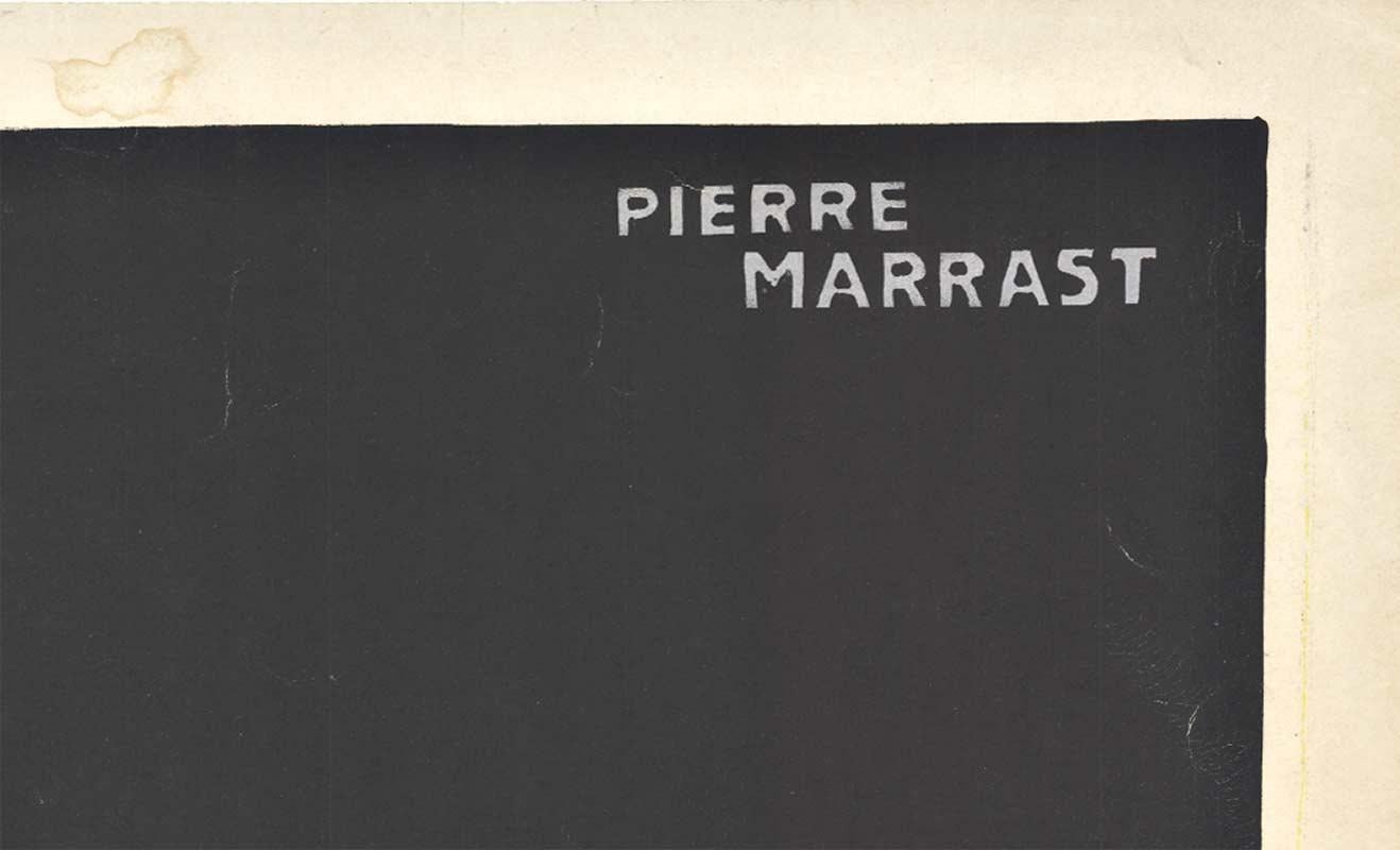 Cherry Kobler - Columbia, affiche vintage française originale, lithographie complète - Print de Pierre Marrast