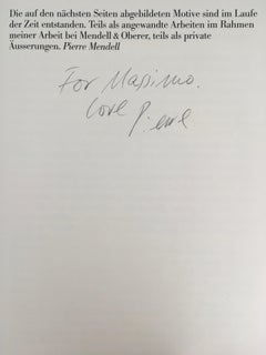 Pierre Mendell LTD ED Heart Portfolio Inscribed to Massimo Vignelli