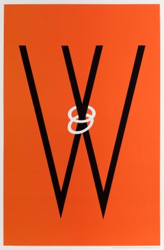 The Letter W, Pop Art Screenprint by Pierre Mendell