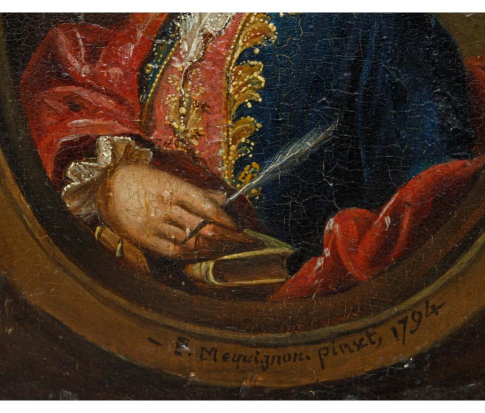 Von Pierre Mequignon, Porträt von Carlo Gozzi im Angebot 1