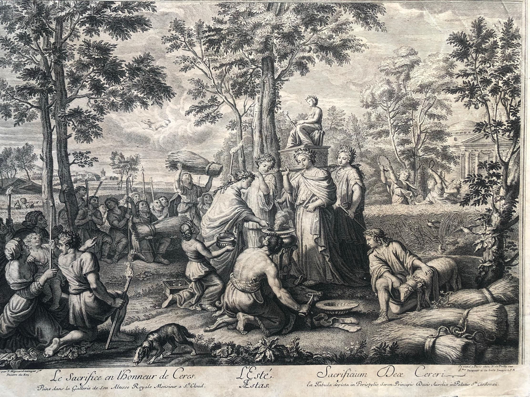 Engraved Pierre Mignard, Engravings from the Series 