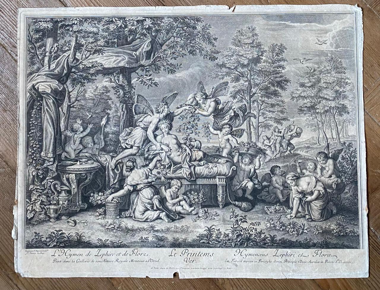 Paper Pierre Mignard, Engravings from the Series 