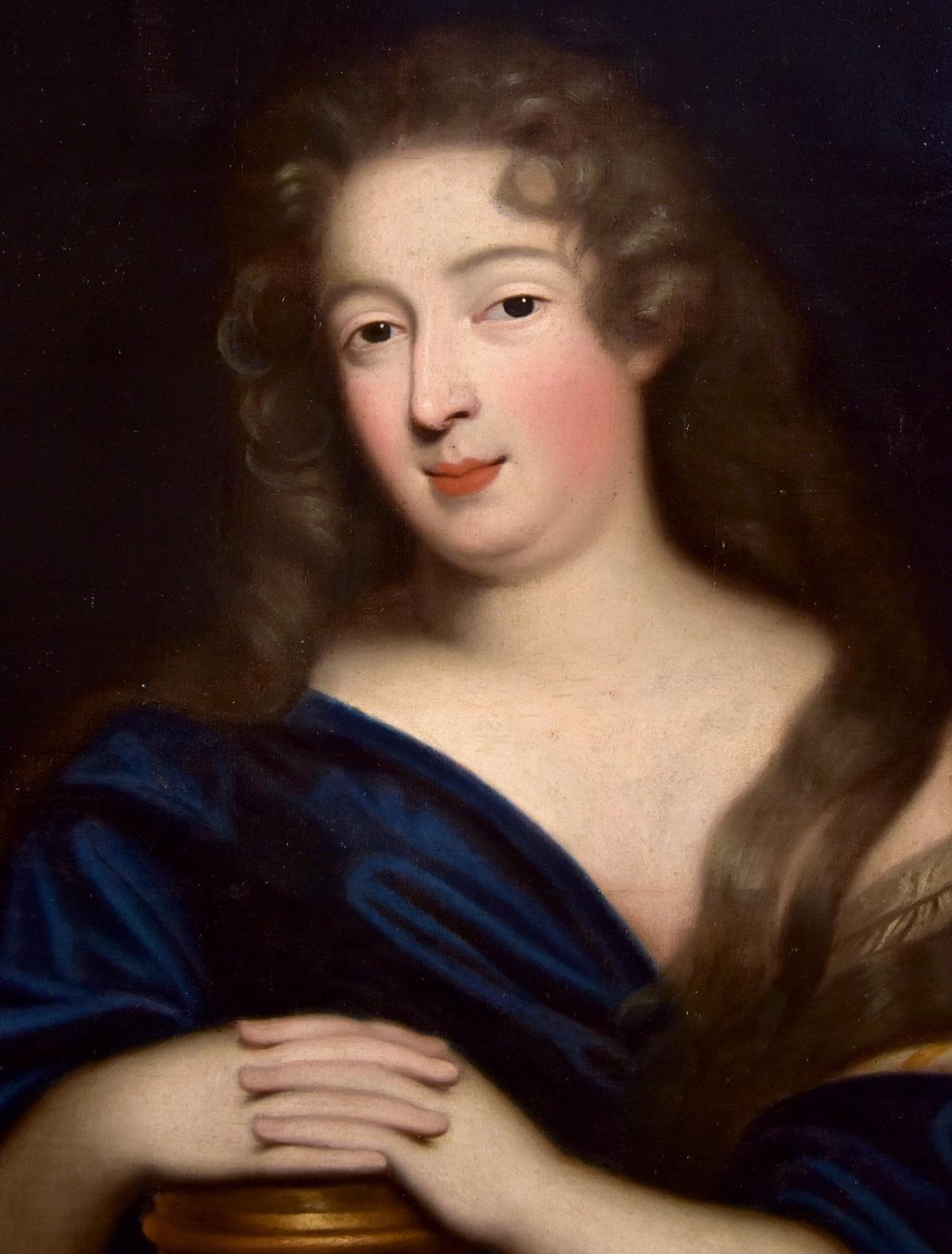 Pierre Mignard, known as Le Romain (Troyes 1612 - Paris 1695), attributed
Portrait of 'Louise Renée de Penancoët de Keroualle, Duchess of Portsmouth and Aubigny (Brest 1649 - Paris 1734) as MADDALENA

Oil on canvas
97 x 88 cm
In an important gilded